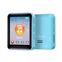 MP3 HIFI TF 카드 책 읽기 사운드 녹음 빠른 충전 MP4 실내 야외 홈 오피스 음악 플레이어 화이트 16G, 04 Blue_05 기타