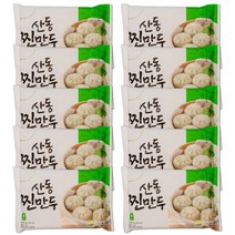 [다만세푸드] 나래식품 산동 찐만두 180g x 10 (10팩) / 고기만두 포자만두 전자렌지용, 1개