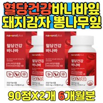 혈당케어 바나바잎 돼지감자 혈당 상승 억제 도움 식후혈당 감소 낮추는법 관리 식약처인증 할아버지 할머니 노인 시니어