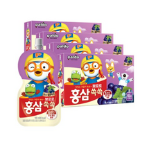팔도 뽀로로 홍삼쏙쏙 어린이 음료 포도블루베리맛, 100ml, 280개, 포도블루베리
