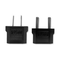 돼지코 반대 변환 어댑터 어답터 플러그, 2-110V to 220V