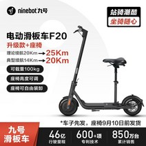 Ninebot 나인봇 전기 스쿠터 전동킥보드 F20, F20  + 시트