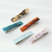 앞머리핀 2P 헤어 미니핀 반묶음핀 로시 일자핀 실핀 집게핀 빼빼로핀 마블링