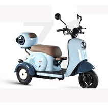 전기 스쿠터 오토바이 3륜 빈티지, 럭셔리 버전 48v (배터리 충전기없음)