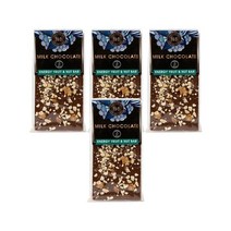 홀랜드앤바랫 에너지 밀크 초콜릿 과일 견과류 바 111g Holland & Barrett Energy Milk Chocolate Fruit Nut Bar, 4팩