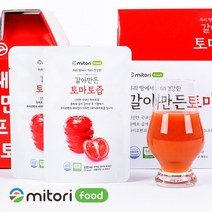 해썹인증 먹기좋게 갈아만든 국내산 100% 토마토즙, [ 100ml x 50포 ], 100ml