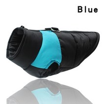 패딩 겨울 개 옷 방수 애완 동물 조끼 지퍼 자켓 작은 중형 대형 Pug Chihuahua French Bulldog Coat, 02 Blue_01 S