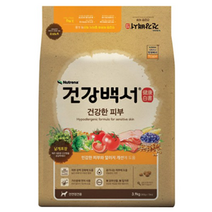 건강백서 전연령 생선 건강한 피부 애견사료, 4개, 3.9kg