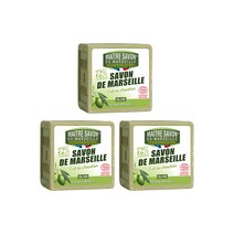 프랑스 매터사봉 마르세유솝 천연 유기농 저자극 트러블 올리브 클렌징 비누 100g 300g, 300ml, 3개