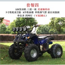 4륜 사륜 오토바이 바이크 산악 오프로드 네발 농촌 오토바이, D