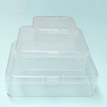 약통/수납함/빈통/사각통/3가지/인쇄가능 플라스틱 케이스-모음전 [다용도, 사각빈통(대)