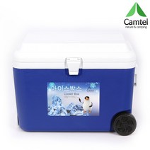 [캠핑아이스박스캠핑용품캠핑] 다세코 캠핑 캐리어 대용량 아이스박스 카트형, 혼합색상, 43L