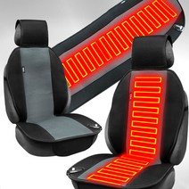 KD 메쉬 열선시트 온열 자동차 극세사 엉따 운전석 조수석 뒷좌석 매트 12V 24V, 열선시트-운전석12V