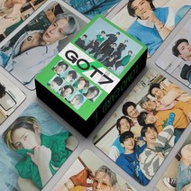 아이돌 GOT7 로모 카드 55 개/세트 잔인한 동창회 FanCon 엽서 새 앨범 소년 그룹 팬 선물, [02] 02