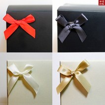 포장용 완제품 실크공단 미니 장식 리본 선물포장리본 리본공예 부자재, 1개, 은색