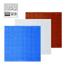 15 물수건(24x24cm 15g) 주방 업소 식당 면 물수건 다용도 순면 빨아쓰는 행주 걸레, 파랑