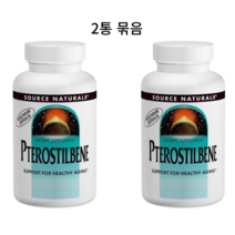 소스내추럴스 프테로스틸벤 특허원료 고약사강추 50mg 120캡슐 2통 묶음, 120정, 2개