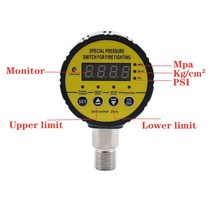 HC-Y810 220 AC 1MPA 유압 공기 압축기 디지털 스위치 x 1.5 G1/2 맞춤형, 04 thread G3-8, 18 0-60Mpa