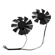 GA91B2U PowerColor 레드 데빌 RX580 GPU 쿨러 냉각 팬 Radeon Red Dragon AX RX 480 470 비디오 카드 교, 02 DIY FAN