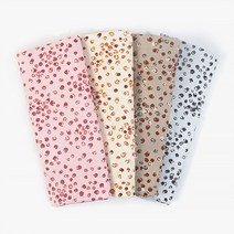스토프 엔조이퀼트 덴마크 수입 면원단 20수 평직 소잉 퀼트 프린트 염색 천원단 1/2yd, 1) 4514-124