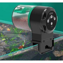 자동 먹이 급여기 수족관 물고기 밥주는 기계 사료 타이밍, 업그레이드플래그십3단타이머+충전배터리+500g