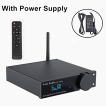 Fosi Audio DA2120A 블루투스 앰프 스테레오 오디오 무선 앰프 Hifi 클래스 D 파워 앰프 50W x2 스피커 및, 02 With Power Supply