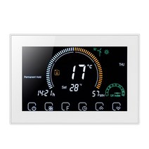 산업용 홈리모델링 iot RS485 MODBUS RTU 스마트 서모 스탯 프로그래밍 가능한 Termostato 전기 바닥 난방 물가스 보일러 시스템 온도, [02] White, [03] NO WIFI, 03 NO WIFI