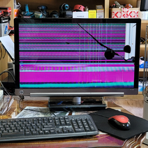 HP LCD 23인치 모니터(HSTND-3351-N) 내용참조, 블랙
