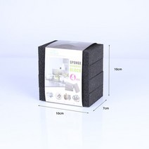 자동차녹제거 녹지우개 화장실녹제거 녹제거제 녹제거용품 먼지와 녹을 제거하는 14pcs, 4 개 블랙