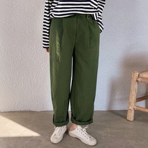 헤이븐 핀턱 일자핏 팬츠