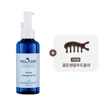 에끌라두 아로마 에너자이징오일 150ml 골든 샌달우드괄사 셋트, 오일150ml + 우드괄사증정