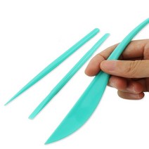 도자기굽기 물레 흙 재료 점토 플라스틱 점토 조각 세트 왁스 도자기 도구 셰이퍼 폴리머 모델링 DIY 3, 01 3 PCS