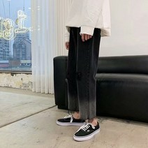 존수(ZUNSHOU)존수 여름철 홍콩풍 점차적 파동 청바지