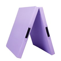 접이식 매트리스 2단 간이 바닥 층간 소음 방지 간편한 바닥매트, .개, 100-50-5cm 연보라