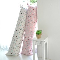 찬미디자인 여름 바디필로우 솜포함, 아이스 인견 딸기토끼