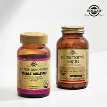 솔가 [솔가] 여성용 멀티비타민 미네랄 (60정) + 칼슘 600 위드 비타민D3 (120정), 선택완료, 단품없음