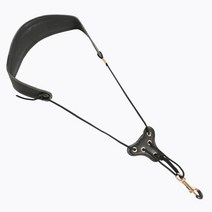 알토 색소폰 스트랩 소프라노 테너 및 클라리넷용 부드러운 두꺼운 패드가 있는 가죽 넥, 없음