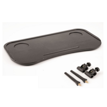 식사 독서 휠체어 테이블 식판 보조용품 휠체어식탁, T52 블랙