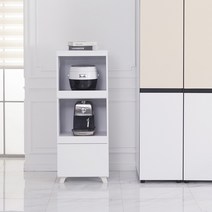 가구소점 브롬 밥솥 레일 선반 밥통장 밥솥장, 오크