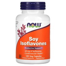 나우푸드 NOW Foods 소이 이소플라본 120 베지캡슐 제니스테인 다이제인 글리시텐, 기본, 기본