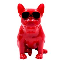 CHINA 불독 블루투스 s5 자르 스피커 프렌치불독 강아지스피커, 브라이트 블랙, 소형(횡격막 없음)
