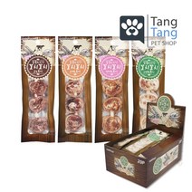 탱탱이네 참좋은간식 꼬치꼬치 1PX20ea 강아지 수제간식 개껌 치석제거 양치 우유, 연어북어 20개