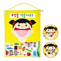 청양토이 벽걸이 차트 벽걸이 챠트 치아교구 - 무엇을 먹을까요?