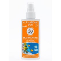 키즈 썬 크림 125g Alphanova Kids Creme Solaire 프랑스 아기제품, 1팩