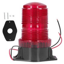 중장비 안전등 경고등 사고방지 DC 10-110V LED 지게차 스트로브 라이트 경고 안전 비상 깜박이 IP65 방수, 03 빨간
