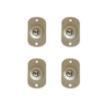 4pcs 접착 회전 캐스터 범용 가구 바퀴 롤러 보관함 플랫폼 트롤리 의자 페이스트 Pully, [02] Steel ball