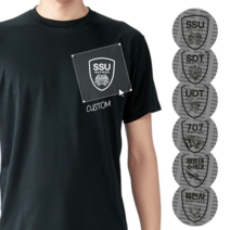 쿨론 특수부대마크 쿨론 블랙 반팔 SSU