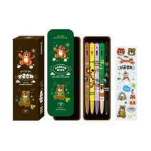 모나미 153 단군신화 5본입 세트 볼펜 필기도구, 단품, 단품