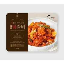 [이지텍] [까박] 까칠한 박여사 진짜 춘천 닭갈비 총 7팩(500g x 7팩), 상세 설명 참조