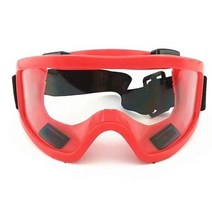 경량안전모 내피 클립 F2 안전 구조 헬멧 ABS 비상 안전모 전조등 및 보호 고글 포함 소방관, Red 2